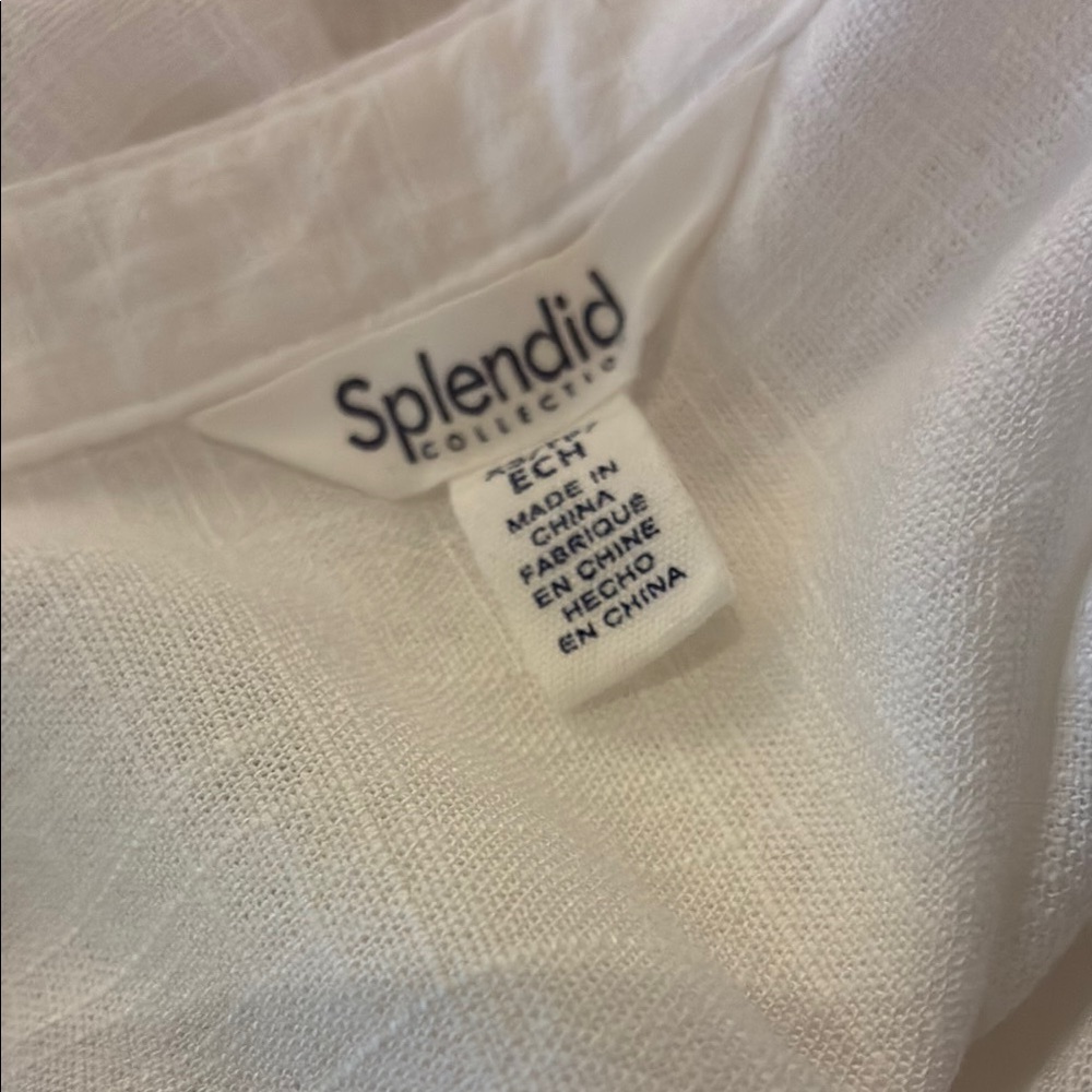 Splendid White Top, Size XS - Picture 3 of 8
